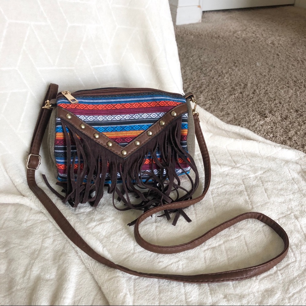 Boho Fringe Cross body Bag